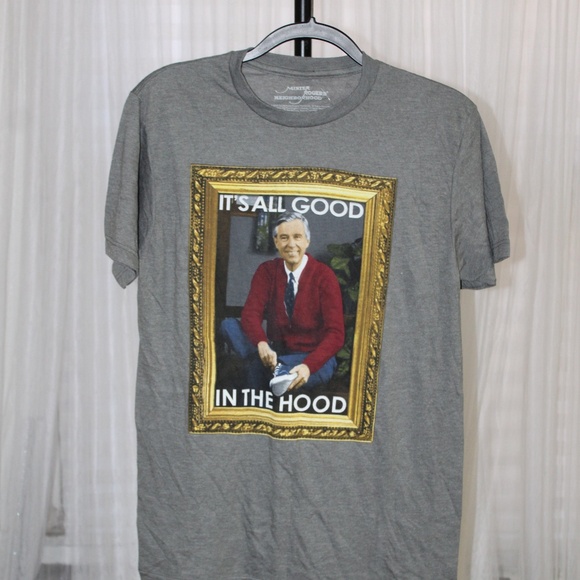 “It’s All Good in the Hood” Graphic Tee – Mr. Rogers Design - Picture 1 of 5
